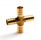 Соединитель шланга КРЕСТ под хомуты