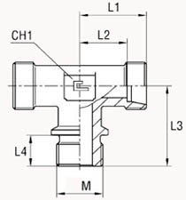 T-образный метрика, уплотнение тип В