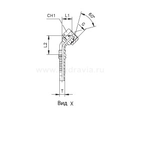 BSP Interlock внутренняя резьба фиксированная накидная гайка/накидная гайка - угол 45°- конус 60° c O-ring - ISO 8434-6 (BS 5200)